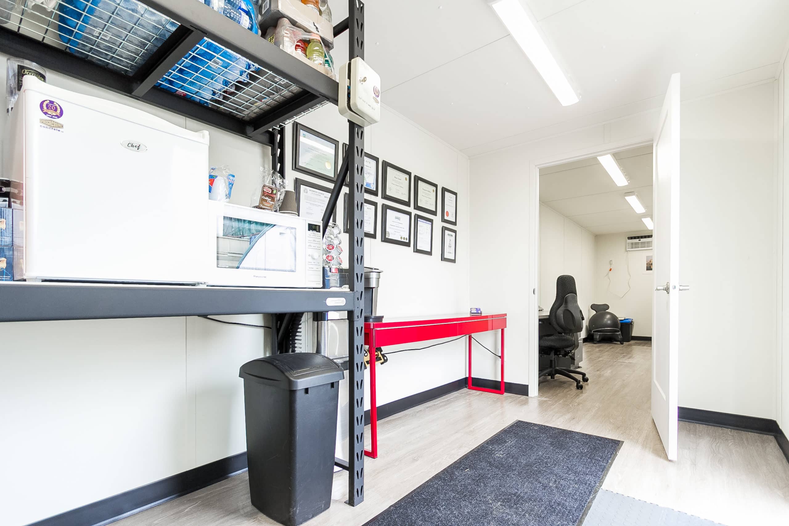 40&rsquo;HC Office CUBE &ndash; Vinyl Drywall Finished - Container Services Pty Ltd