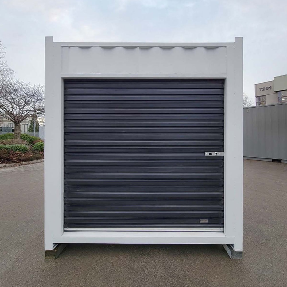 10&rsquo; &ldquo;Cut Down&rdquo; Used Container + Rollup - Container Services Pty Ltd