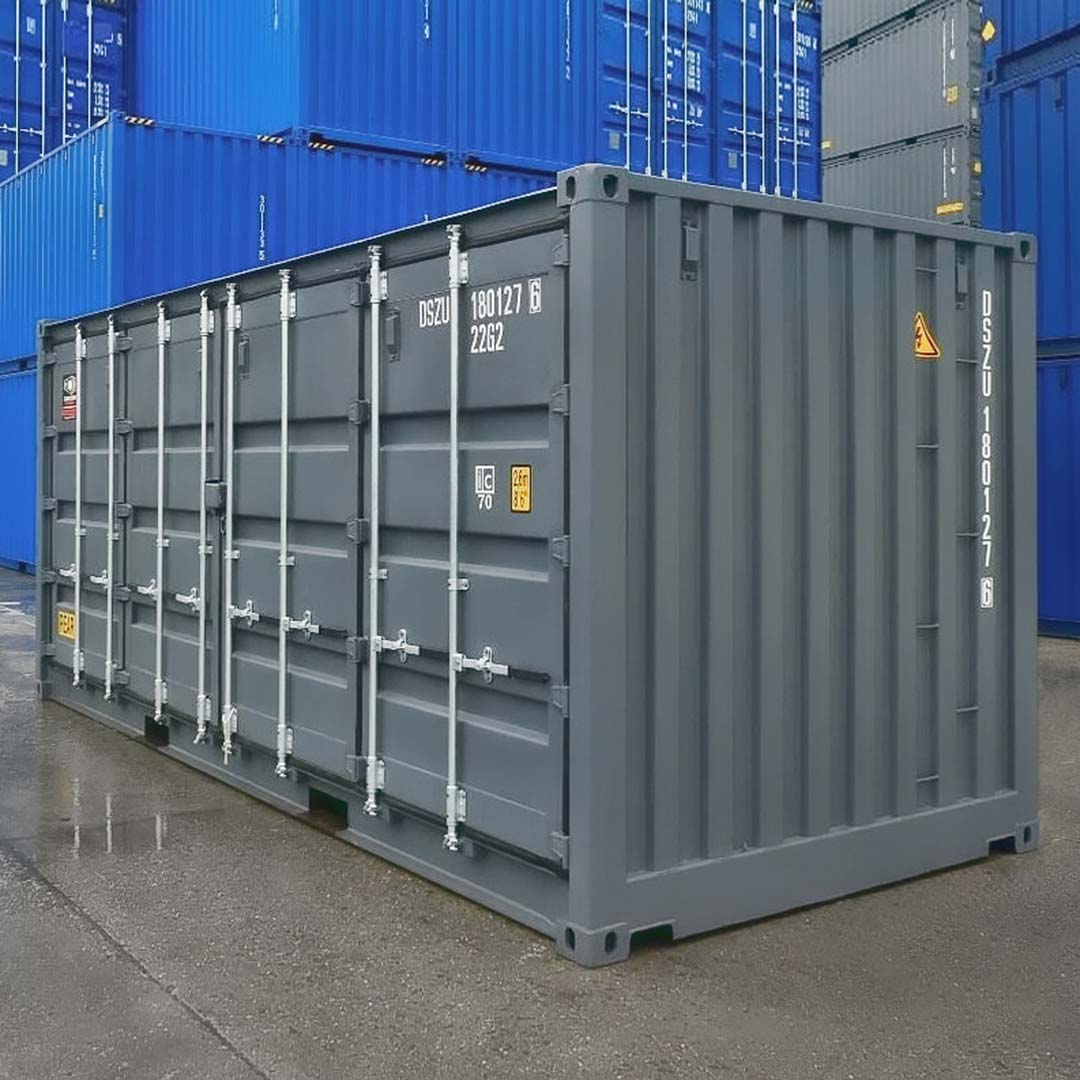 20&rsquo; New (1-trip) &ldquo;Openside&rdquo; Shipping Container - Container Services Pty Ltd