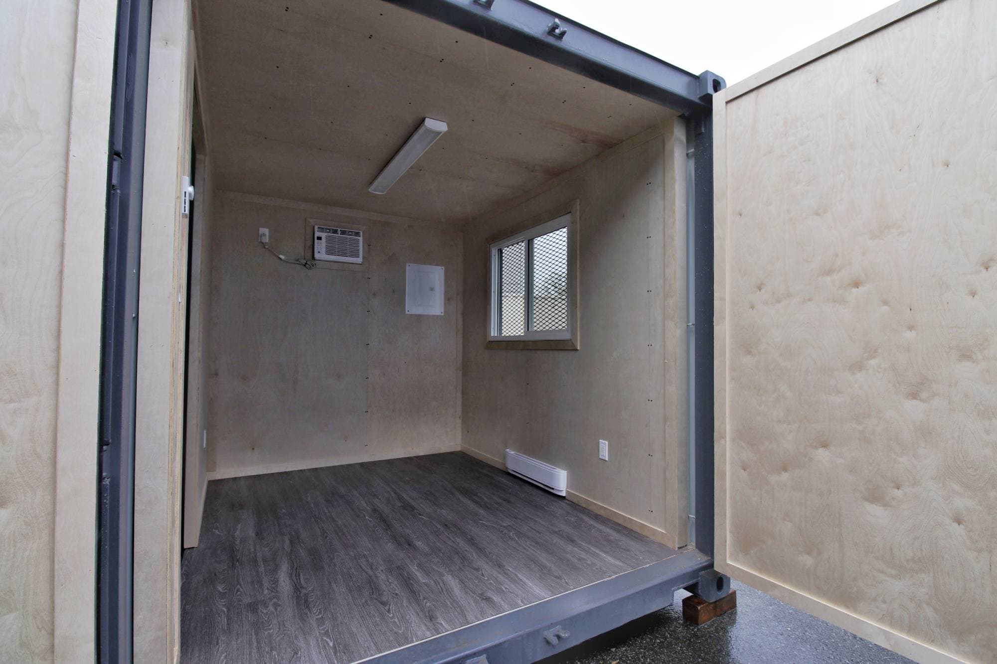10&rsquo; Office CUBE &ndash; Wood Finished - Container Services Pty Ltd