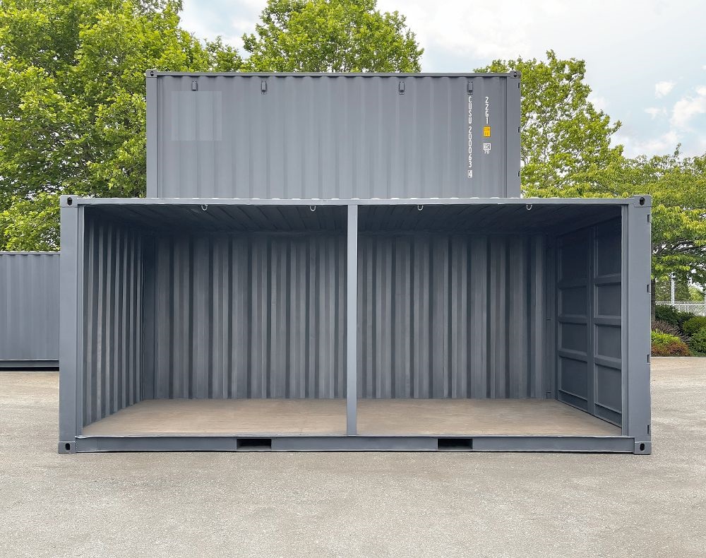 20&rsquo; Used &ldquo;Open Face&rdquo; Shipping Container - Container Services Pty Ltd