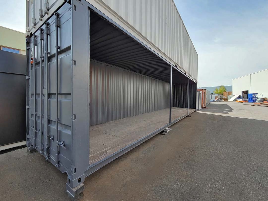 40&rsquo;HC Used &ldquo;Open Face&rdquo; Shipping Container - Container Services Pty Ltd