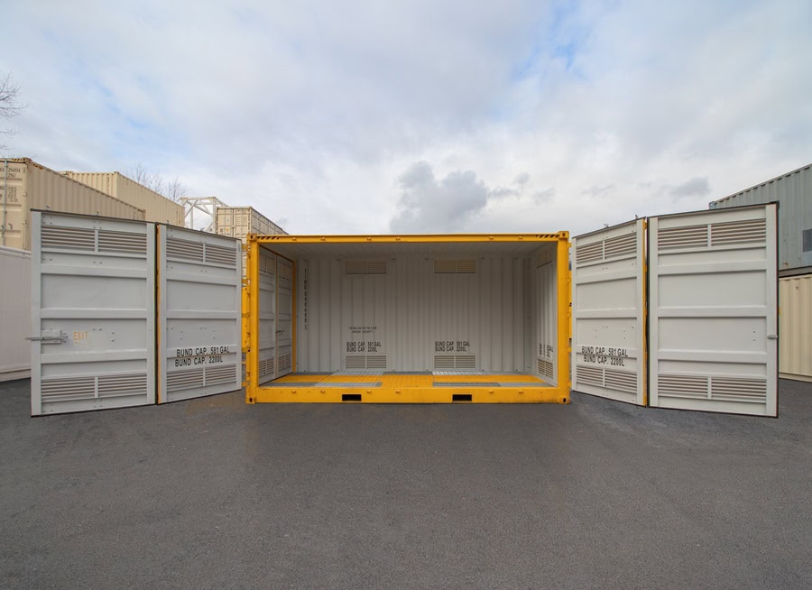 20&rsquo;HC Openside Containment Cube - Container Services Pty Ltd