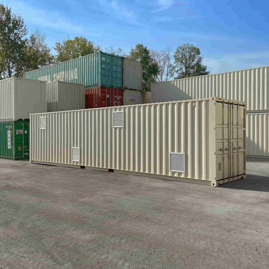 40&rsquo;HC &ldquo;CONTAINMENT CUBE&rdquo; with 4 x Roll Up Doors - Container Services Pty Ltd