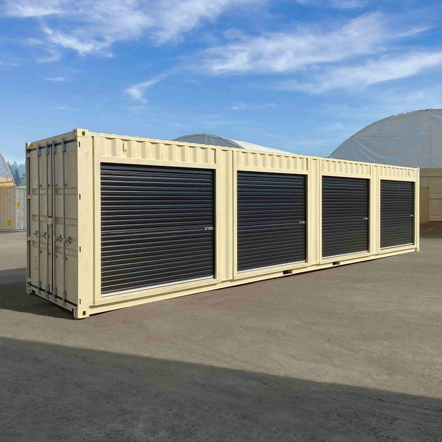 40&rsquo;HC &ldquo;CONTAINMENT CUBE&rdquo; with 4 x Roll Up Doors - Container Services Pty Ltd