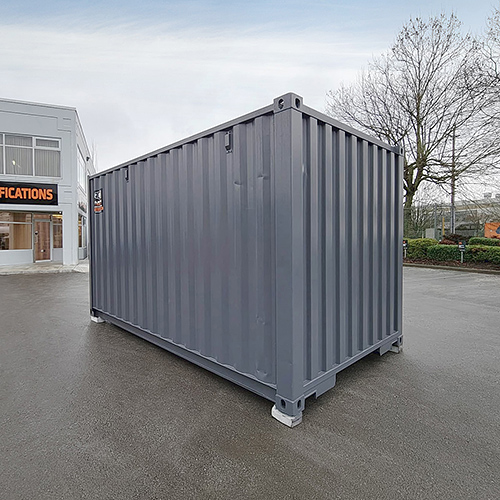 15&prime; &ldquo;Cut Down&rdquo; Used Container + Rollup - Container Services Pty Ltd