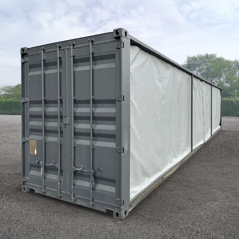 40&rsquo;HC Open-Face w/Tarp System - Container Services Pty Ltd