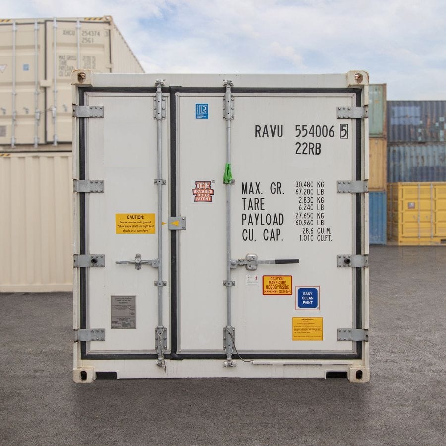 20&rsquo; New (1-trip) Refrigerated Container (Working Reefer) - Container Services Pty Ltd
