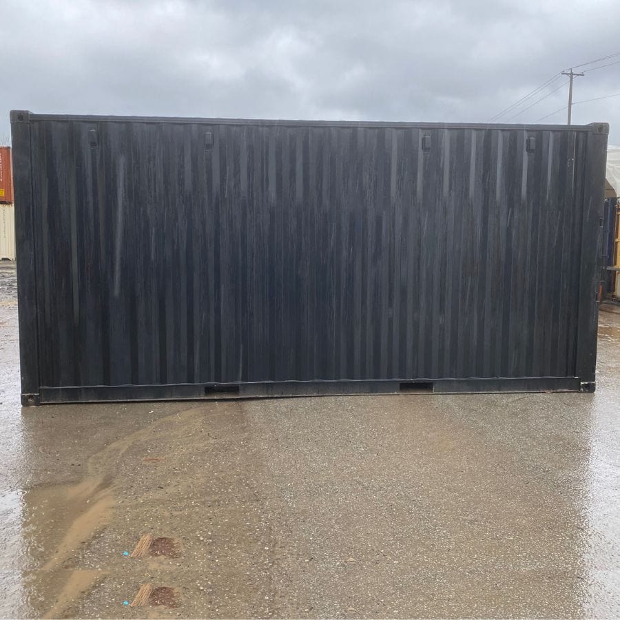 20&rsquo;HC New (1-Trip) Shipping Container &ndash; Painted Black - Container Services Pty Ltd