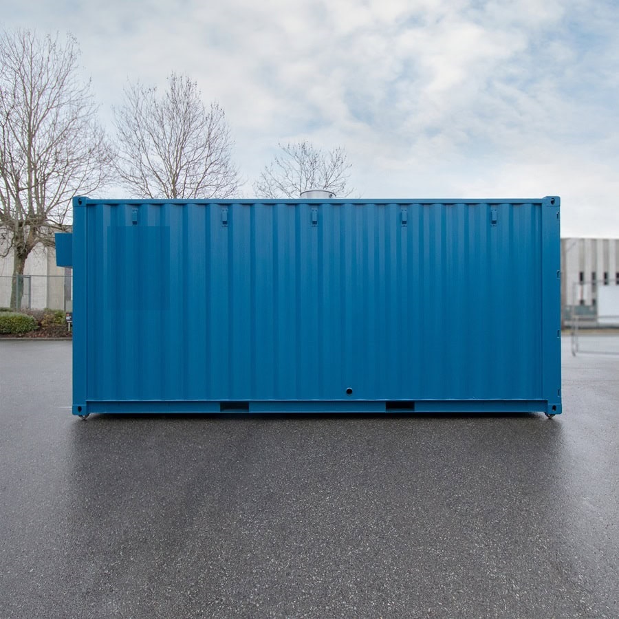 Shipyard Machinery Enclosure - Container Services Pty Ltd