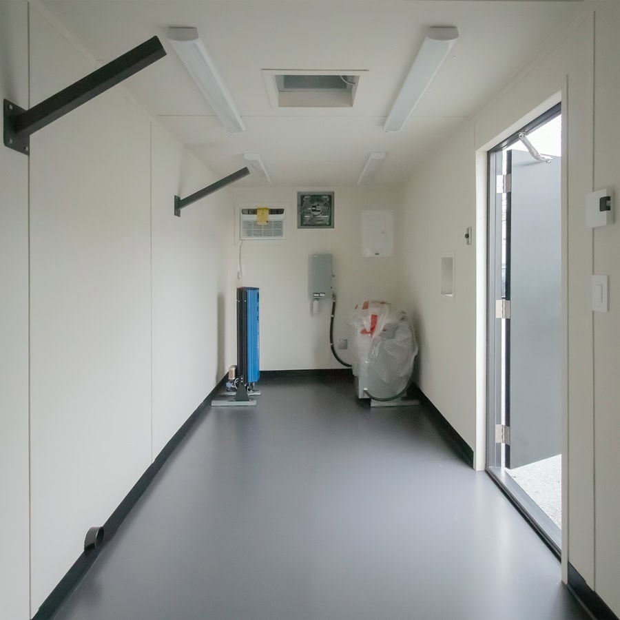 Shipyard Machinery Enclosure - Container Services Pty Ltd