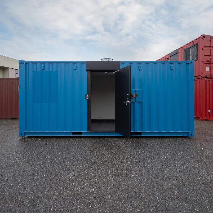 Shipyard Machinery Enclosure - Container Services Pty Ltd