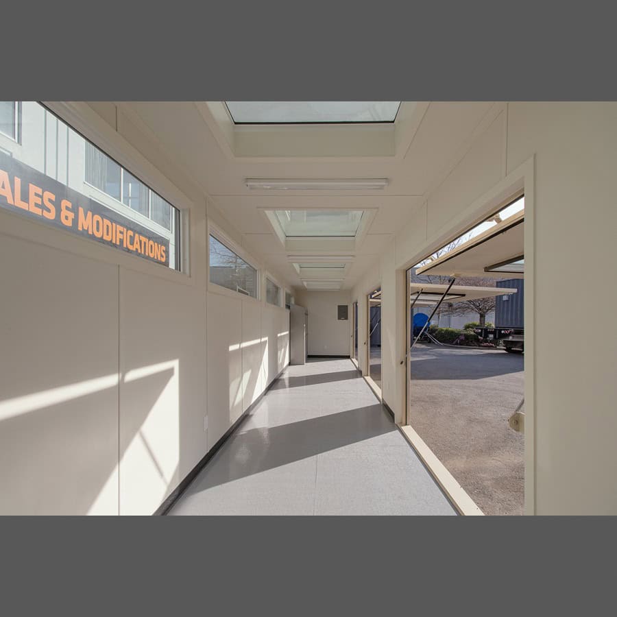 40&rsquo; Art Studio w/Flip up Doors - Container Services Pty Ltd