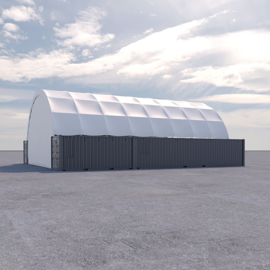 40&rsquo; x 60&rsquo; Container Shelter - Container Services Pty Ltd