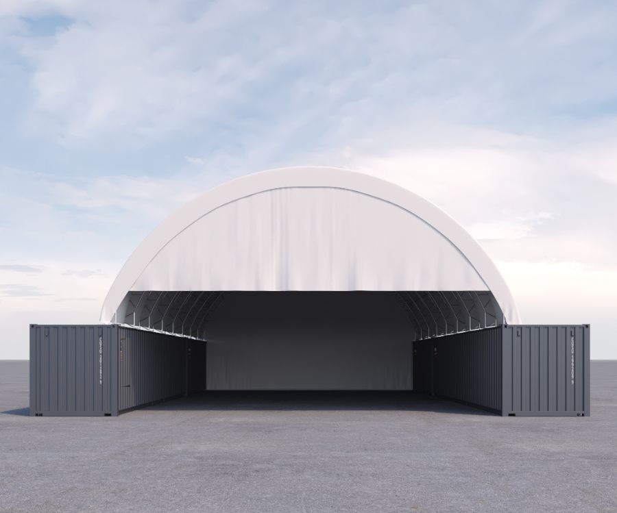 40&rsquo; x 60&rsquo; Container Shelter - Container Services Pty Ltd