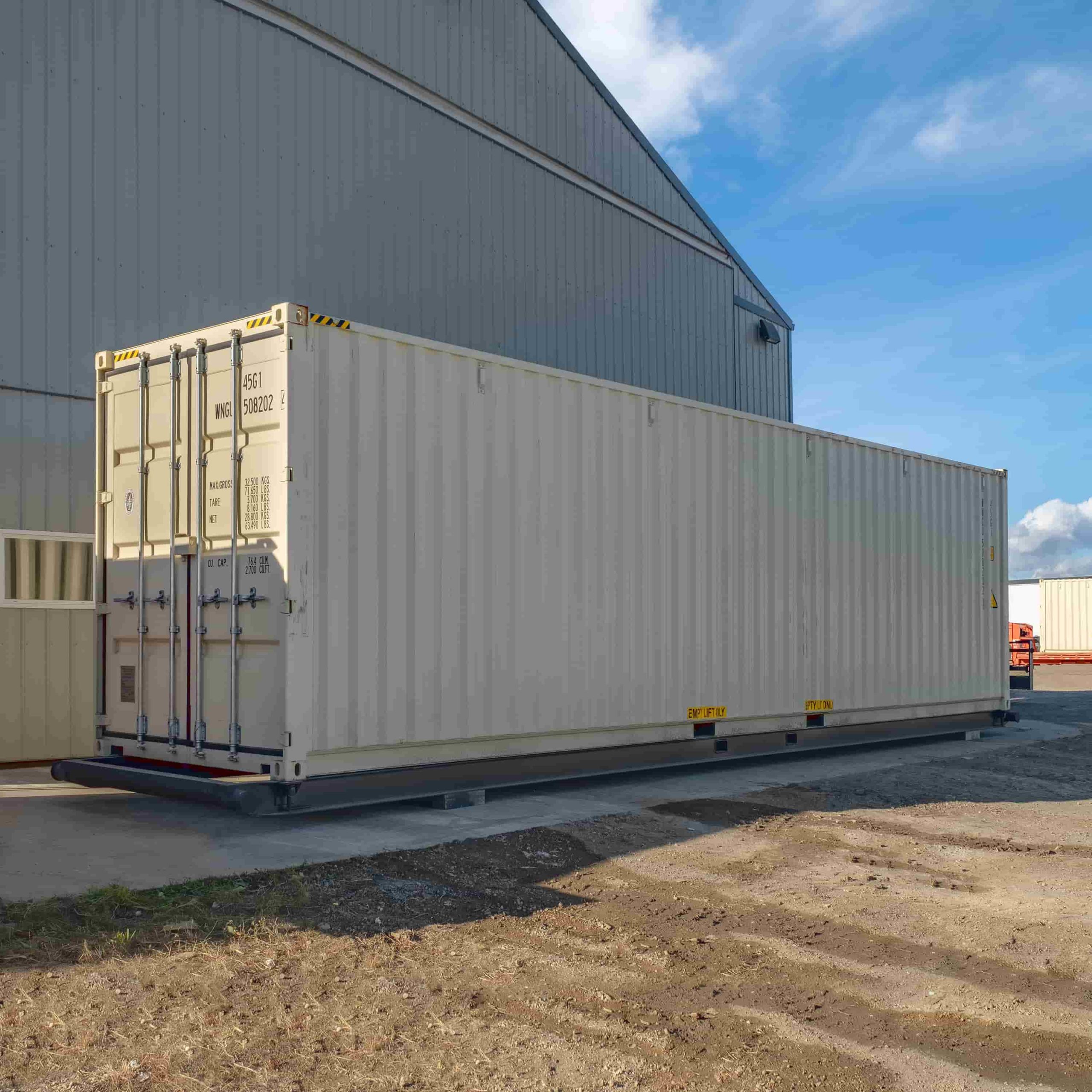 40&rsquo; Container skid w/ twist lock &ldquo;Non Grated&rdquo; - Container Services Pty Ltd