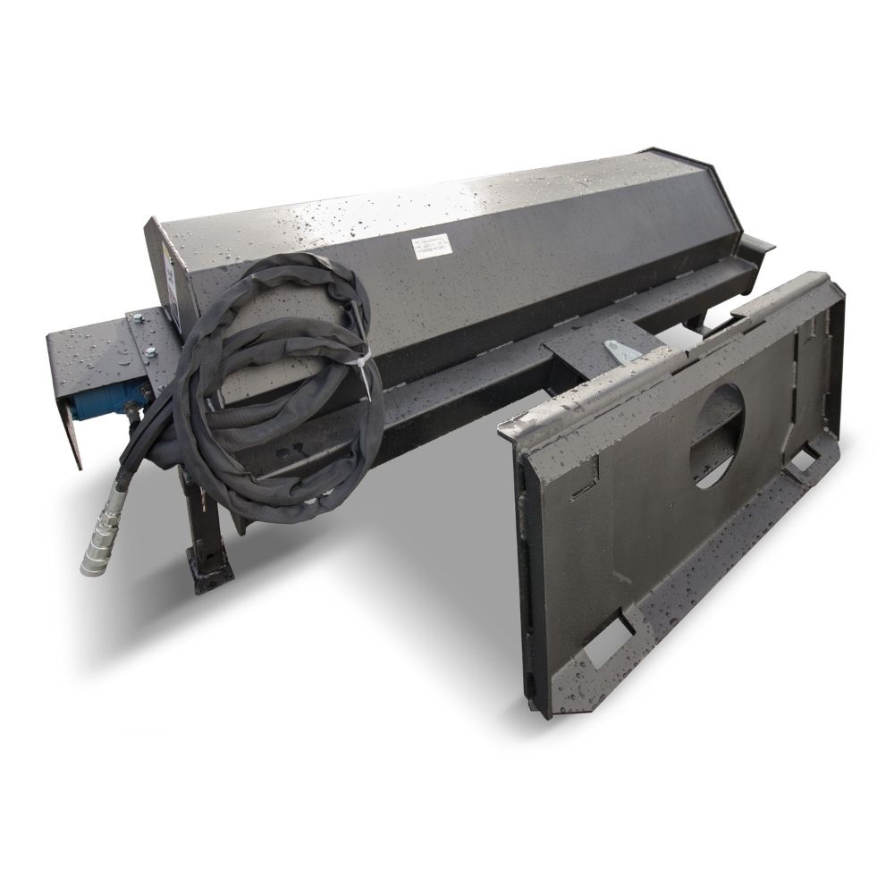 M&B | 72&Prime; Skid Steer Angle Broom - Container Services Pty Ltd