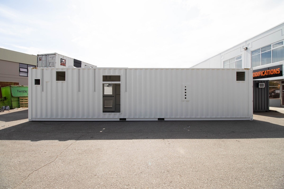 40&rsquo; Custom Mechanical Enclosure - Container Services Pty Ltd