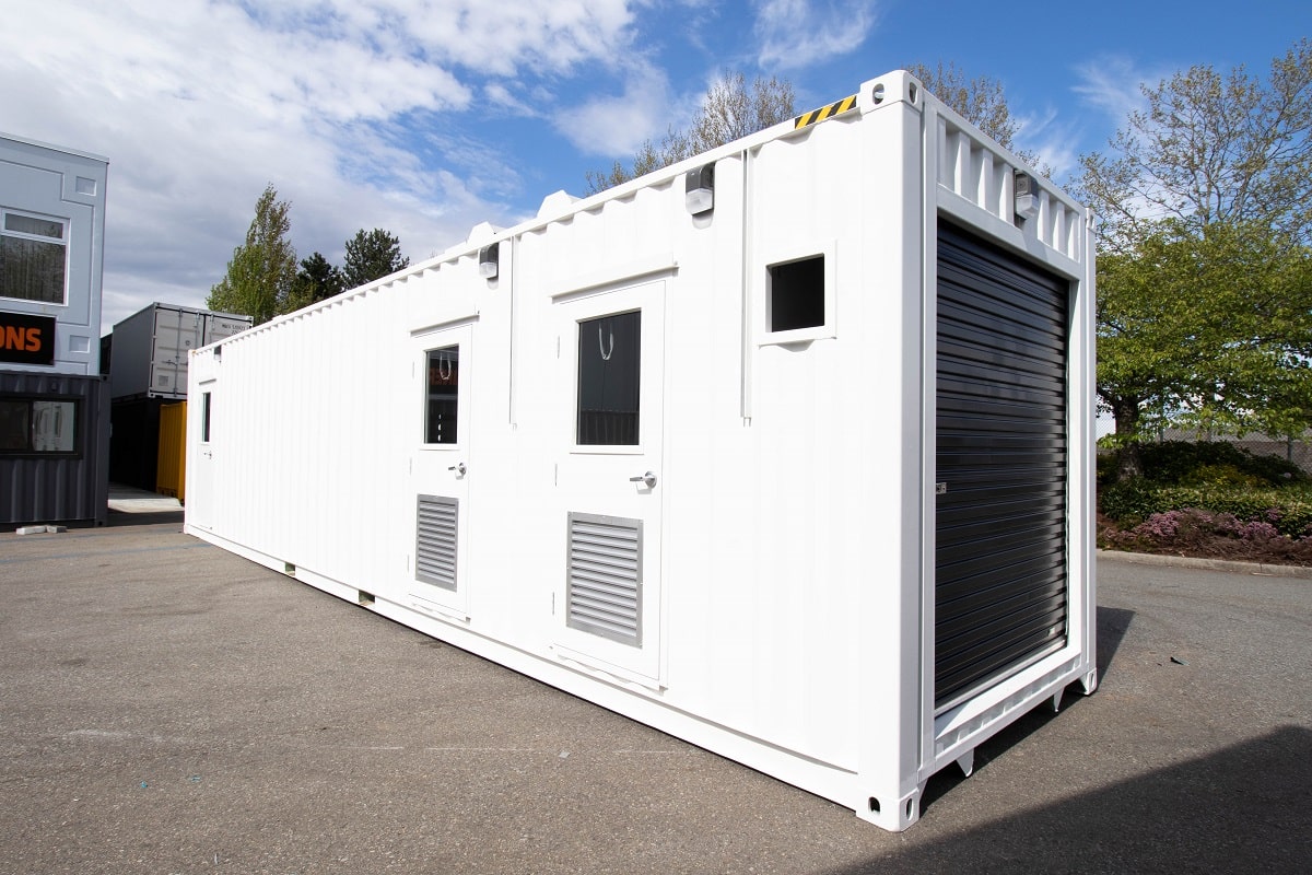 40&rsquo; Custom Mechanical Enclosure - Container Services Pty Ltd