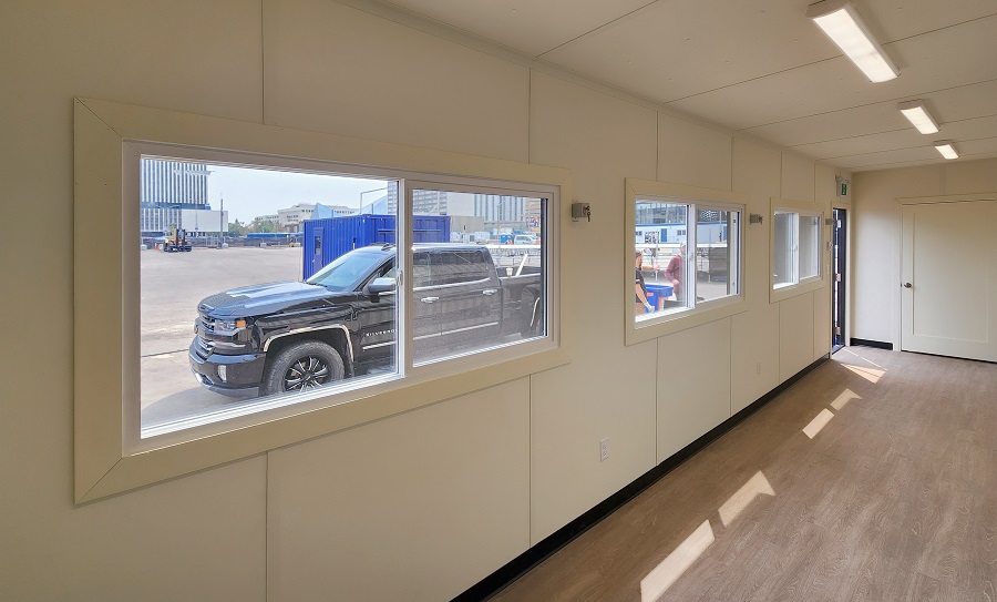 40&rsquo;HC VIP Area with Patio for the Oilers - Container Services Pty Ltd