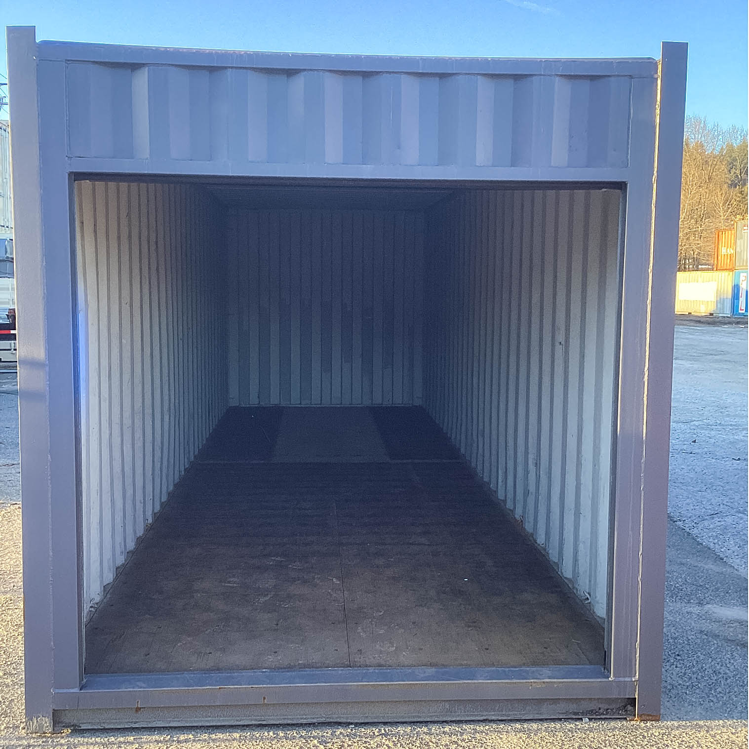 26&prime; Cut-Down Shipping Container w/Roll-Up Door - Container Services Pty Ltd