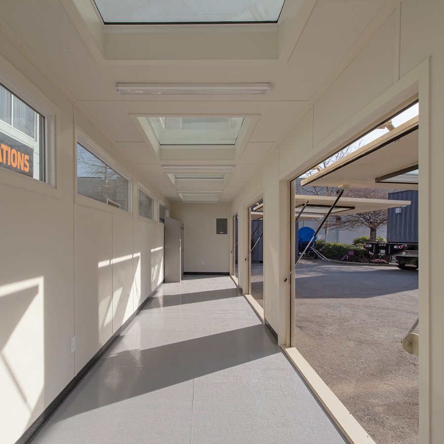 40&rsquo; Art Studio w/Flip up Doors - Container Services Pty Ltd